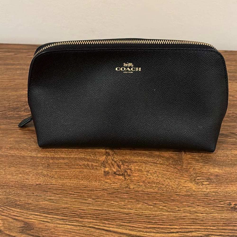Coach Leather Makeup Bag